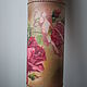 Order 'blooming rose' bottle. Phiale (Fial). Livemaster. . Bottles Фото №3