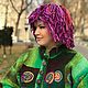 Шапка-парик «СЕССУН». Шапки. Анна Лесникова      Les accessoires. Ярмарка Мастеров.  Фото №5