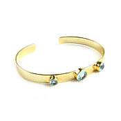 Украшения handmade. Livemaster - original item Gold bracelet with quartz 