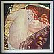 Pintura al óleo 37*37 *  cm, 'danaya' Gustav Klimt. una copia de la. Pictures. White swan. Интернет-магазин Ярмарка Мастеров.  Фото №2