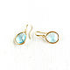 Earrings with a blue stone 'Blue lake' blue earrings. Earrings. Irina Moro. Online shopping on My Livemaster.  Фото №2