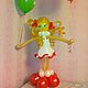 оригинальный подарок, девочка из воздушных шаров, фигурки из воздушных шаров, шары с гелием, шар-сюрприз
