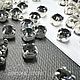 Graphite/silver,  Шатоны ss16 (4мм),Sw , 10 шт, Кристаллы, Москва,  Фото №1