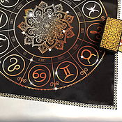 Фен-шуй и эзотерика handmade. Livemaster - original item Tablecloth for divination 52h52 cm with print 