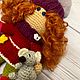 Заказать Кукла Тильда с мышкой и сумочкой. Oksana owl. Ярмарка Мастеров. . Куклы Тильда Фото №3
