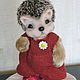 Teddy Hedgehog Daisy.13.5 cm. Teddy Toys. silvanatabears. Online shopping on My Livemaster.  Фото №2