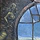  Серия: Прошлые жизни. Окно в море. Картины. Магия в картинах. Ярмарка Мастеров.  Фото №4
