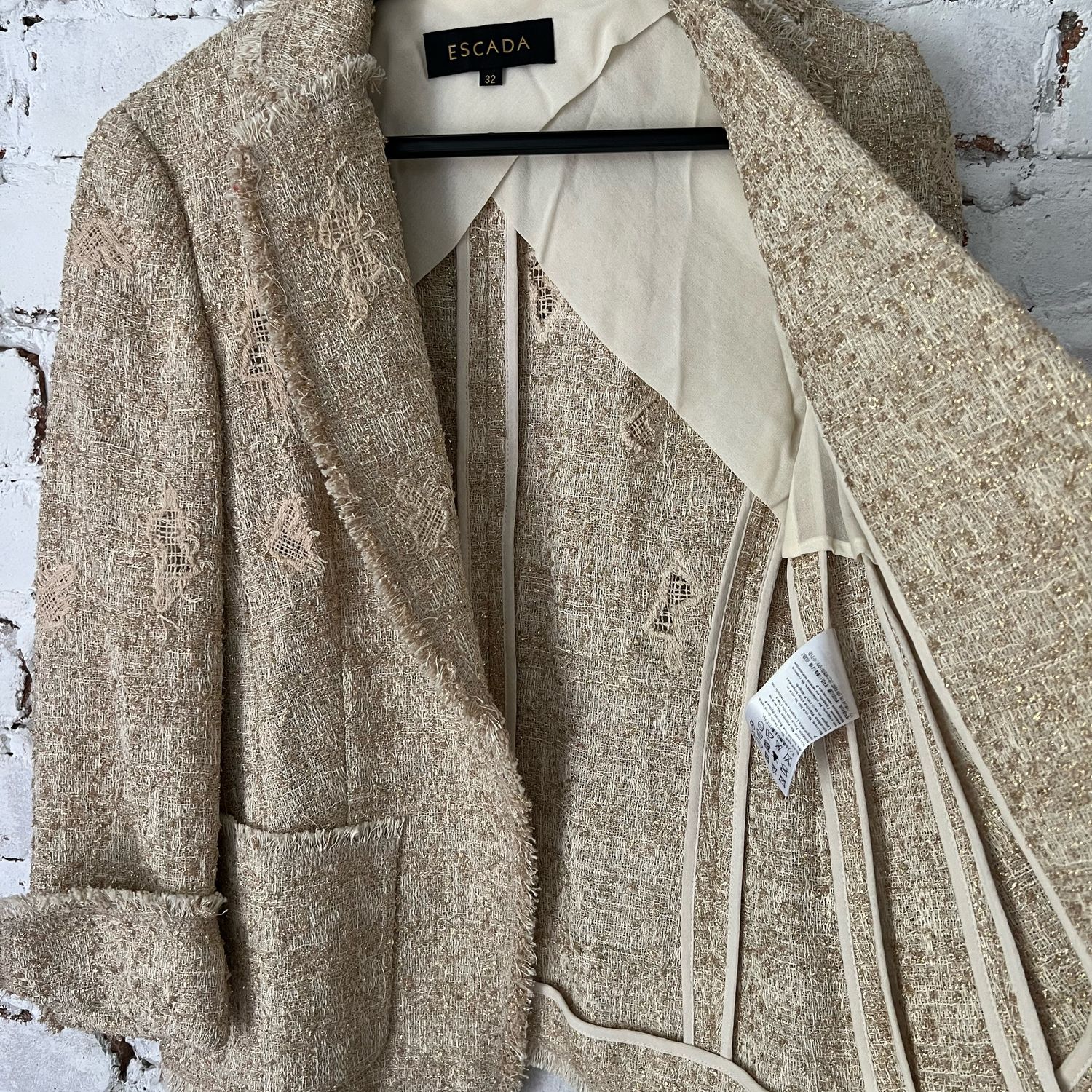 Винтаж: Жакет Escada легкий летний купить в интернет-магазине Ярмарка ...