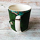 Leather case for mug glass Heart. Mugs and cups. Tatiana (Leather bracelets). Online shopping on My Livemaster.  Фото №2