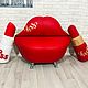 Диван губы 110 см Kiss, Диваны, Краснодар,  Фото №1