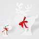 Deer Christmas decor. New Year\\\\\\\'s compositions. LittleHouse. Online shopping on My Livemaster.  Фото №2