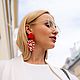 Серьги леопард. Серьги классические. LA FAMILY. Ярмарка Мастеров.  Фото №5