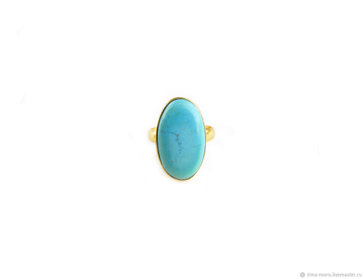Turquoise Ring, Natural Turquoise Ring, Turquoise, Rings, Moscow,  Фото №1