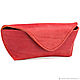 Leather eyeglass case (red). Eyeglass case. Russian leather Guild. Online shopping on My Livemaster.  Фото №2