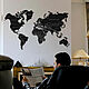 Карта мира на стену Сountries BLACK 140 см. Карты мира. SWD: часы|карты мира|панно на стену. Ярмарка Мастеров.  Фото №5