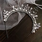 Свадебный салон handmade. Livemaster - original item Wedding Tiara, Crown in European style, wedding band. Handmade.
