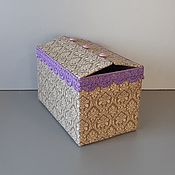 Для дома и интерьера handmade. Livemaster - original item Boxes: arts & crafts Violet. Handmade.