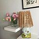Table lamp wicker ceiling, decoupage. Table lamps. lmillame. My Livemaster. Фото №6
