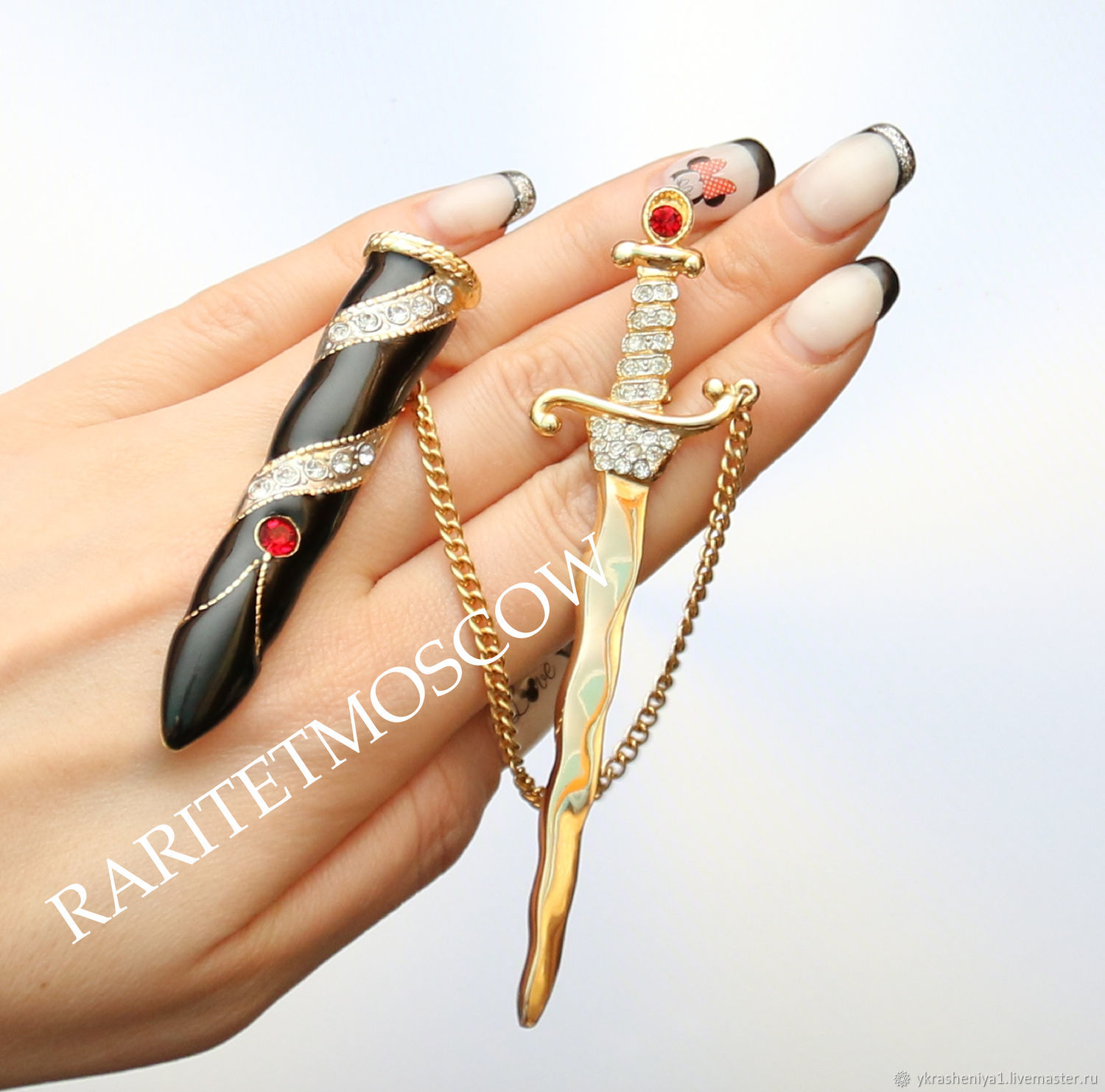 Винтаж: Брошь шатлен кинжал нож Англия – купить на Ярмарке Мастеров ...
