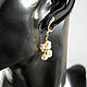 Серьги с натуральным жемчугом golden plated. Серьги классические. Bijur. Ярмарка Мастеров.  Фото №5