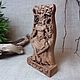Kernunn, Wooden statuette, Celtic god made of wood. Figurines. DubrovichArt. My Livemaster. Фото №4