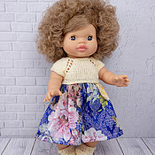 Куклы и игрушки handmade. Livemaster - original item Clothes for dolls: Dress for a baby doll 34 cm Gordy Paola Reina. Handmade.