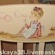 crib and dresser for baby girl, painting, custom ordering. Dressers. walls may have souls. Online shopping on My Livemaster.  Фото №2