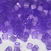 Материалы для творчества handmade. Livemaster - original item Czech beads chopping 10/0 Purple 10 g 05123 Preciosa. Handmade.