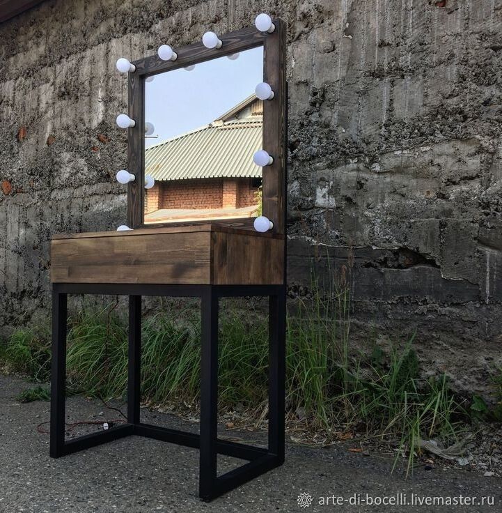 Dressing Table With Mirror And Lighting Zakazat Na Yarmarke Masterov Lhmeacom Stoly Moscow