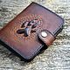 Men's leather wallet 'Wolf paw' gift. packaging. Wallets. MILANO. My Livemaster. Фото №4