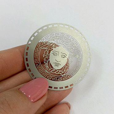 Материалы для творчества ручной работы. Ярмарка Мастеров - ручная работа Украшение металлическое "Медуза" тонкое 1 мм,  размер 4 см. Handmade.