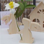 Сувениры и подарки handmade. Livemaster - original item Easter Bunny symbol of the year 2023 rabbit vase. Handmade.