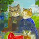 "Коты за чаем", Плакаты и постеры, Москва,  Фото №1
