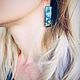 Wooden-based earrings 'almond Blossom' by van Gogh. Earrings. ru4kami-ru4kami. Online shopping on My Livemaster.  Фото №2