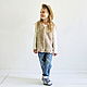Жилет букле вязаный для девочки. Жилет. VA kids knitwear. Интернет-магазин Ярмарка Мастеров.  Фото №2