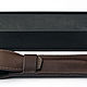 Pen case made of high-quality genuine leather (brown), Canisters, Moscow,  Фото №1