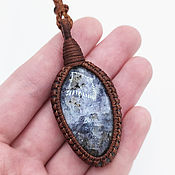 Украшения handmade. Livemaster - original item Pendant Pendant Natural stone Tanzanite blue light blue brown. Handmade.