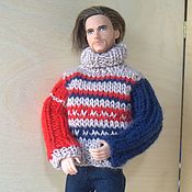 Куклы и игрушки handmade. Livemaster - original item Sweater for Ken. Clothes for dolls.. Handmade.