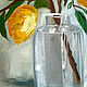 Painting Lemons 'A branch of lemons in a vase''. Pictures. Lana Zaitceva. My Livemaster. Фото №6