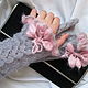 Sleeve cuff openwork smoky, Mitts, Moscow,  Фото №1