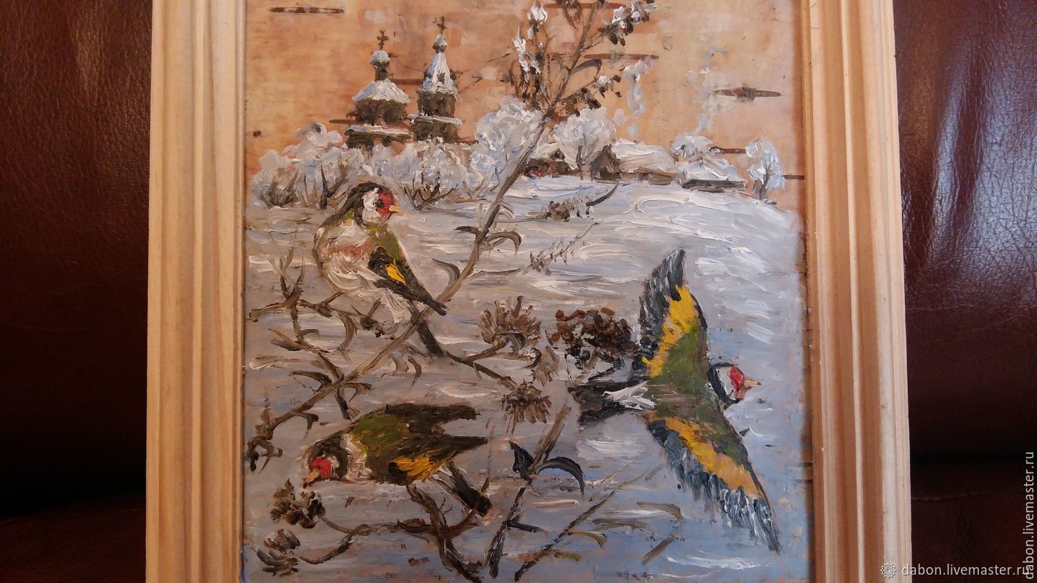 Картины на бересте