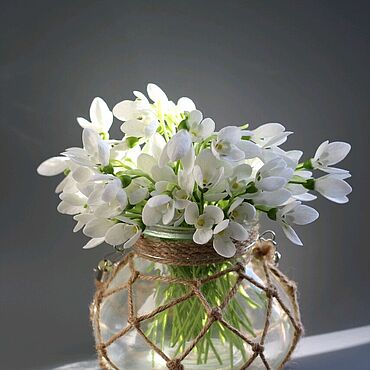 Сувениры и подарки ручной работы. Ярмарка Мастеров - ручная работа Подснежник. Цена за 1 цветок. Handmade.