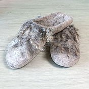 Обувь ручной работы handmade. Livemaster - original item Felted women`s Slippers. Handmade.