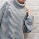  вязаный женский свитер с высоким воротом. Свитеры. Sweater Star Вязание на заказ.. Ярмарка Мастеров.  Фото №5
