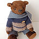Мишка тедди Бенджамин 28 см. Мишки Тедди. Handsewing.toys (Ирина). Ярмарка Мастеров.  Фото №6