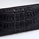 Клатч из натуральной кожи крокодила IMA0081B2. Клатчи. CrocShop товары из экзотической кожи. Интернет-магазин Ярмарка Мастеров.  Фото №2