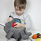 Wolf glutton. Educational toy. Stuffed Toys. Educational Toys. My Livemaster. Фото №6