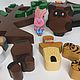 Набор «Винни Пух». Игрушки из бука. Игровые наборы. Smart Wood. Ярмарка Мастеров.  Фото №4