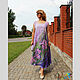 Double dress 'My inspiration' - silk, batik, Dresses, Slavsk,  Фото №1