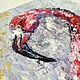 Картина маслом Фламинго. Картина в розовых тонах в спальню. Картины. Картины художника  Ларисы Чигириной (larisa-chigirina). Интернет-магазин Ярмарка Мастеров.  Фото №2